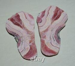 20 pcs lot PAIR Rhodochrosite Slabs from Argentina Bulk Wholesale 4.85 lbs