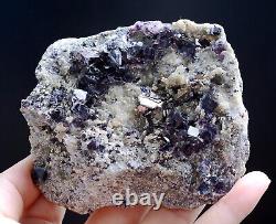 21PCS Natural wholesale Batch Purple FLUORITE Mineral Specimen/Inner Mongolia