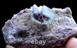 21PCS Natural wholesale Batch Purple FLUORITE Mineral Specimen/Inner Mongolia