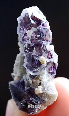 21PCS Natural wholesale Batch Purple FLUORITE Mineral Specimen/Inner Mongolia