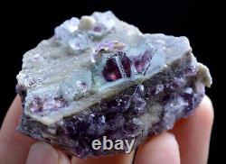 21PCS Natural wholesale Batch Purple FLUORITE Mineral Specimen/Inner Mongolia