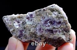 21PCS Natural wholesale Batch Purple FLUORITE Mineral Specimen/Inner Mongolia