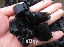 22LB 10000g Black Tourmaline Crystal Specimen Rough Schorl Mineral / Wholesale