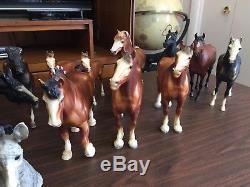 22 Breyer Classic Horses Authentic Good Used Condition 1970s