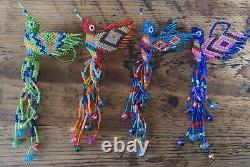 24 Pack Wholesale Handmade Guatemalan Beaded Hummingbirds Ornament Suncatcher