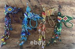 24 Pack Wholesale Handmade Guatemalan Beaded Hummingbirds Ornament Suncatcher
