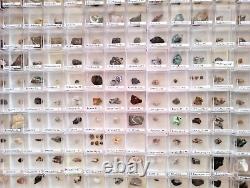 25 piece Bulk Wholesale Micromount Thumbnail Mineral Specimens