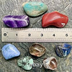 25lb JUMBO Lot Polished Rocks Tumbled Stones Gemstone Mix BULK WHOLESALE