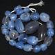 26 Ancient Near Eastern Blue Agate Calcedony Stone Beads Est 1200+ Year Lot Sale