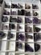 27 Piece Purple Hasties Quarry Fluorite Crystal Mineral Specimen Wholesale Lot
