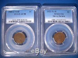280 Coin! 1909-S VDB and 1909 2016 COMPLETE Collection LINCOLN Cent Set Lot
