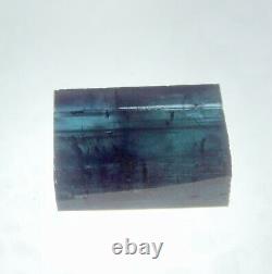 28CARATS WHOLE SALE OLD STOCK Tourmaline indicolite blue rough FACET/CARVING