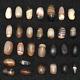 29 Ancient Tibetan Himalayan Agate Stone Dzi Beads In Very Good Condition