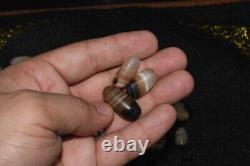 29 Ancient Tibetan Himalayan Agate Stone Dzi Beads in very Good Condition