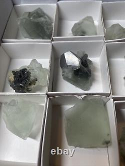 29 Piece Green Fluorite Xiang Hualing Mineral Specimen Wholesale lot Hunan Prov