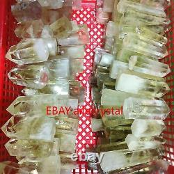 2.2LB Natural Quartz Citrine Crystal Obelisk Point Wand Energy Healing Wholesale