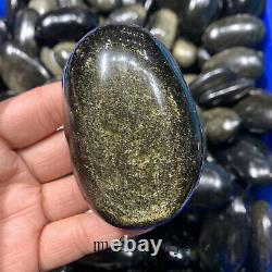 2.2LB Wholesale Natural Gold ObsidianPolished Crystal Quartz Healing