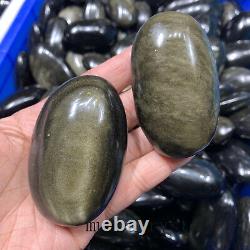 2.2LB Wholesale Natural Gold ObsidianPolished Crystal Quartz Healing