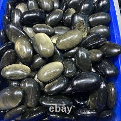 2.2LB Wholesale Natural Gold ObsidianPolished Crystal Quartz Healing