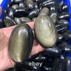 2.2LB Wholesale Natural Gold ObsidianPolished Crystal Quartz Healing