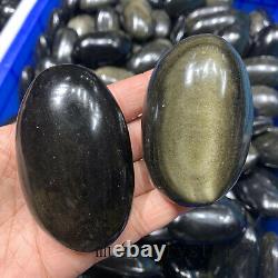 2.2LB Wholesale Natural Gold ObsidianPolished Crystal Quartz Healing