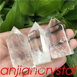 2.2LB Wholesale Natural clear quartz obelisk quartz crystal point wand tower 30X