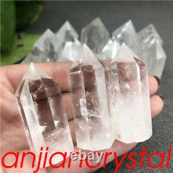 2.2LB Wholesale Natural clear quartz obelisk quartz crystal point wand tower 30X