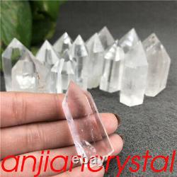 2.2LB Wholesale Natural clear quartz obelisk quartz crystal point wand tower 30X