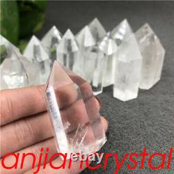 2.2LB Wholesale Natural clear quartz obelisk quartz crystal point wand tower 30X