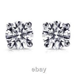 2 Ct T. W. Natural Diamond Studs Earrings 14K White or Yellow Gold 51679988