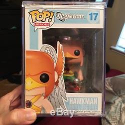 (2) Funko Pop, Hawkman, Two Face, Vaulted, In Hard Case, No Reserve