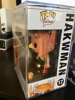 (2) Funko Pop, Hawkman, Two Face, Vaulted, In Hard Case, No Reserve