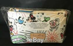 2-pc NWT Disney Parks I AM MICKEY MOUSE Satchel Dooney & Bourke + COSMETIC BAG