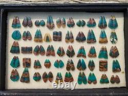 300 PairsBlue Opalized Petrified Wood Pair Earring, Wholesale Cabochons For B2B