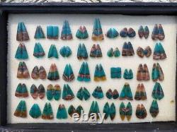 300 PairsBlue Opalized Petrified Wood Pair Earring, Wholesale Cabochons For B2B