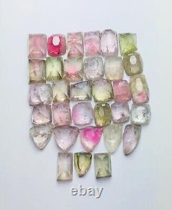 32.5 Carats Beautiful Tourmaline Rose Cuts ethically sourced from Afghanistan