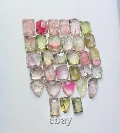 32.5 Carats Beautiful Tourmaline Rose Cuts ethically sourced from Afghanistan