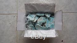 33000ct LARIMAR LARGE ROUGH STONES / SLABS WHOLESALE LOT APPROX 6600 gms Q20