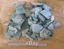 33000ct LARIMAR LARGE ROUGH STONES / SLABS WHOLESALE LOT APPROX 6600 gms Q20