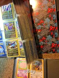 3300+ HUGE Pokemon Card Collection Modern & Older cards 325+ Foils Holo 2 Binder