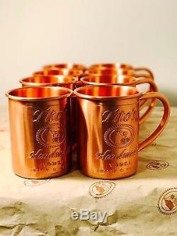 36 Tito's Vodka Copper Moscow Mule Mug Set Bulk Lot Wholesale New 36x