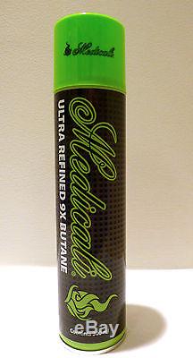 384 Cans Medicali Butane Gas 9X refined. Lighter Refill Wholesale Fuel