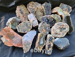 39.9 lbs 20 Lapidary Rough lbs, Wholesale Turkish Agate Slabs, Large Agate Stone