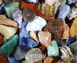 3 11 Brazil Mix Rough Rocks for Tumbling Bulk Wholesale 1LB options