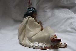 3 Lladro Little Chief Conversing With Nature Little Brave Resting 2397 2398 2399