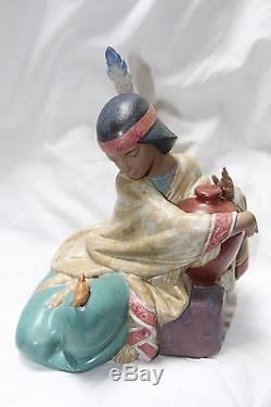 3 Lladro Little Chief Conversing With Nature Little Brave Resting 2397 2398 2399