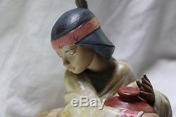 3 Lladro Little Chief Conversing With Nature Little Brave Resting 2397 2398 2399