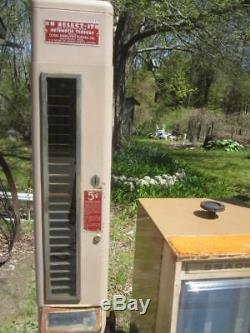3 Vintage U-Select-It Manual Vending Machines Hand Turn, Candy, Cigarettes