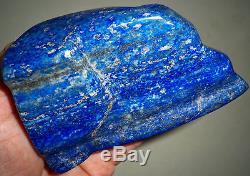 #3. Wholesale Price Rare X Large Polished Royal Blue Lapis Lazuli With Pyrite