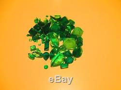 40.00 CT 100% Natural Colombian Muzo Emerald Collection HUGE Lot Wholesale